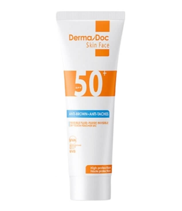 DERMA/DOC | SKIN FACE ANTI-TACHES FLUIDE INVISIBLE SPF50+